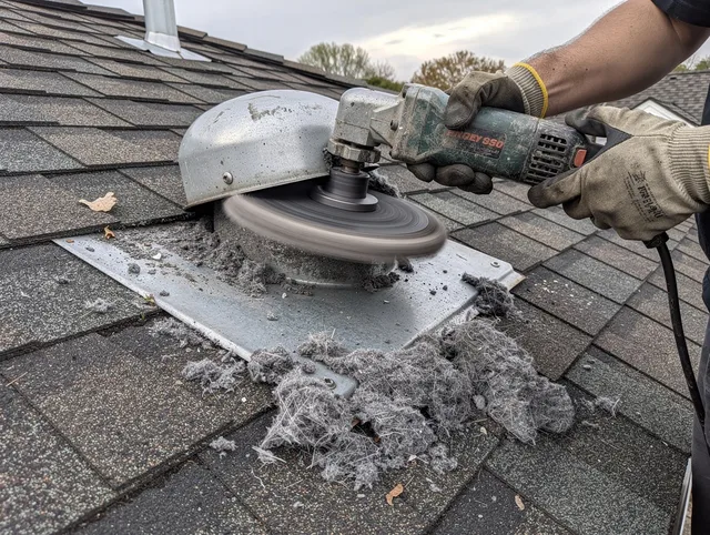 Expert roof dryer vent cleaning by Bloomington Dryer Vent Cleaning in Bloomington