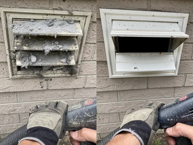 Professional dryer exhaust vent cleaning by Bloomington Dryer Vent Cleaning in Bloomington