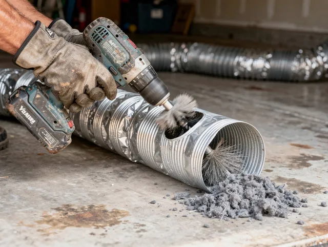 Professional duct cleaning by Bloomington Dryer Vent Cleaning in Bloomington