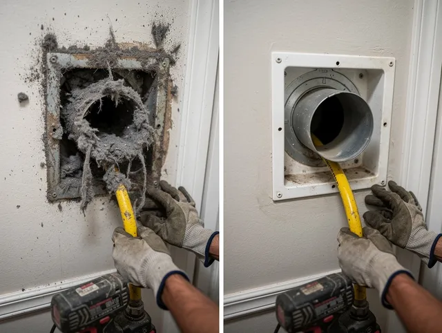 Expert gas dryer vent cleaning by Bloomington Dryer Vent Cleaning in Bloomington