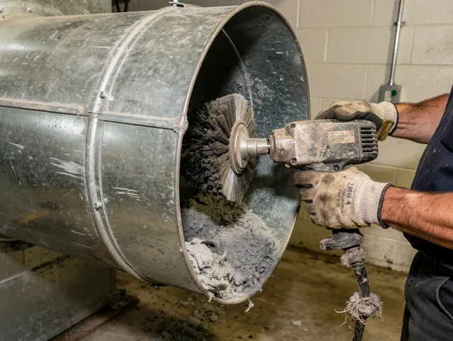 Industrial-grade dryer vent cleaning by Bloomington Dryer Vent Cleaning in Bloomington